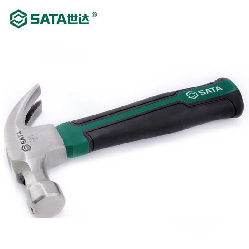 SATA 92309 Fiberglass Short Handle Claw Hammer 0.5 lbs.