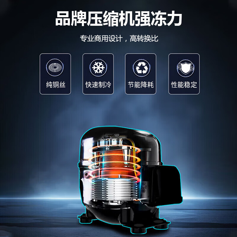 Haier Commercial Refrigerator Four Door Freezer Large Capacity Stainless Steel Upright Refrigerator Fresh Cabinet Freezer Quick Freezer Kitchen Hotel Back Kitchen Tall Refrigerator Upgraded Haichuan Model 201 High Precision Stainless Steel Four Door Fully Refrigerated