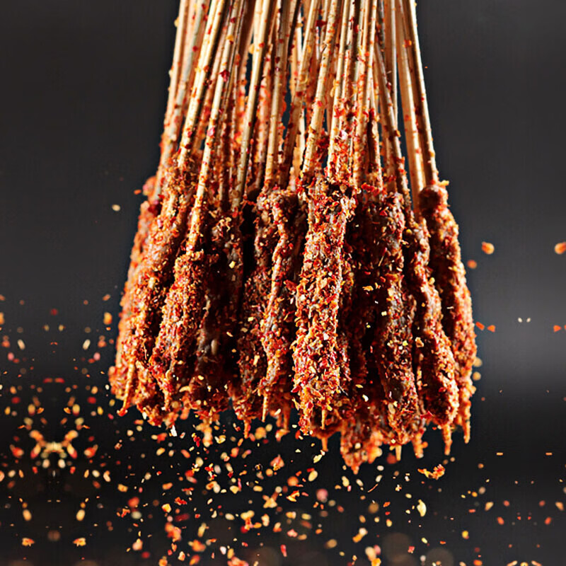 Suncojia bamboo skewers, barbecue skewers, gentleman skewers, mutton skewers, meat skewers, barbecue accessories 3.0 bamboo skewers, 100 pieces