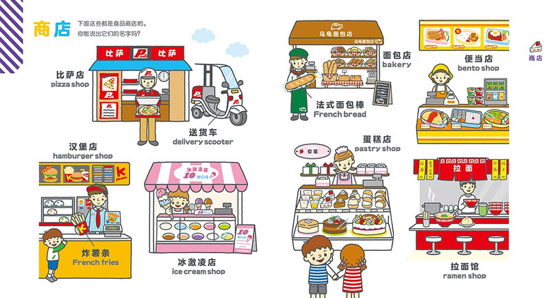 Click-to-read version of 0-4-year-old children's cognitive encyclopedia 2 Chinese and English bilingual click-to-read books for infants and babies, early education and enlightenment, unbreakable board books (supports Little Monkey Pipi Reading Pen)