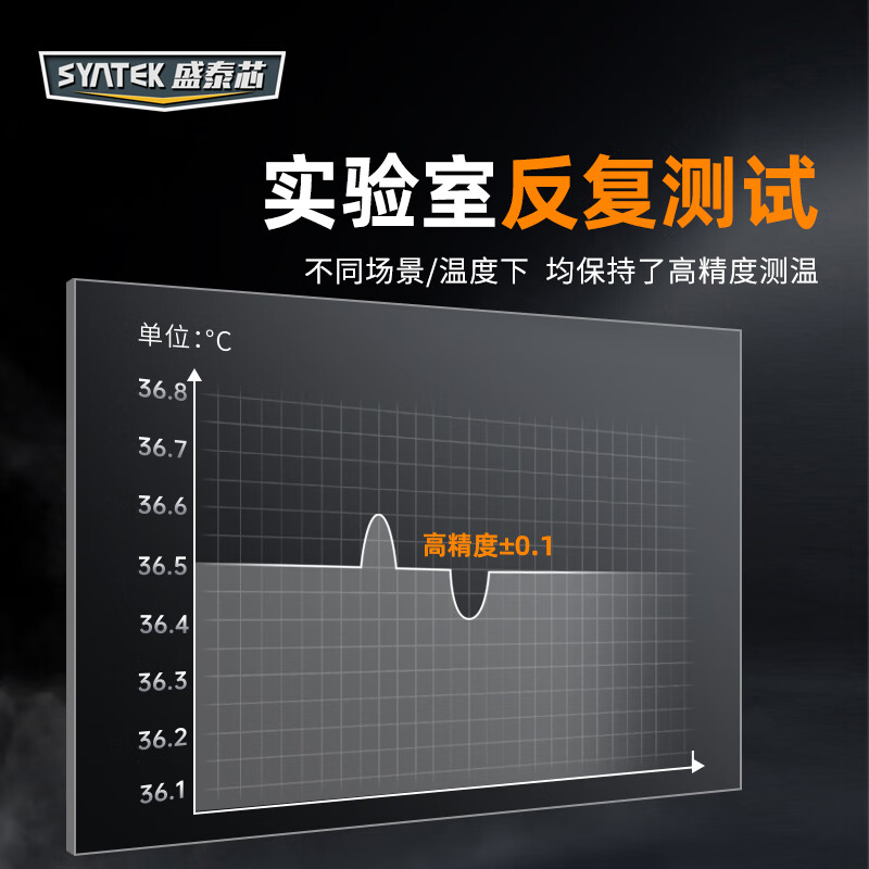 SYNTEK temperature measuring gun infrared kitchen oil temperature gun industrial high-precision handheld thermometer water temperature baking thermometer