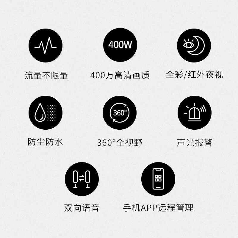 Pulian (TP-LINK) lifetime free unlimited 4G traffic without network available surveillance camera home monitor 360 degrees no blind spots with night vision panoramic waterproof outdoor outdoor IPC642-F4GE