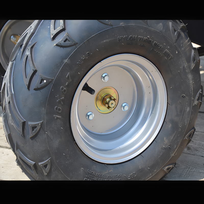 Langchuang ATV110cc big and small bull ATV four-wheel off-road motorcycle kart adult fuel all-terrain vehicle yellow 110cc horizontal engine