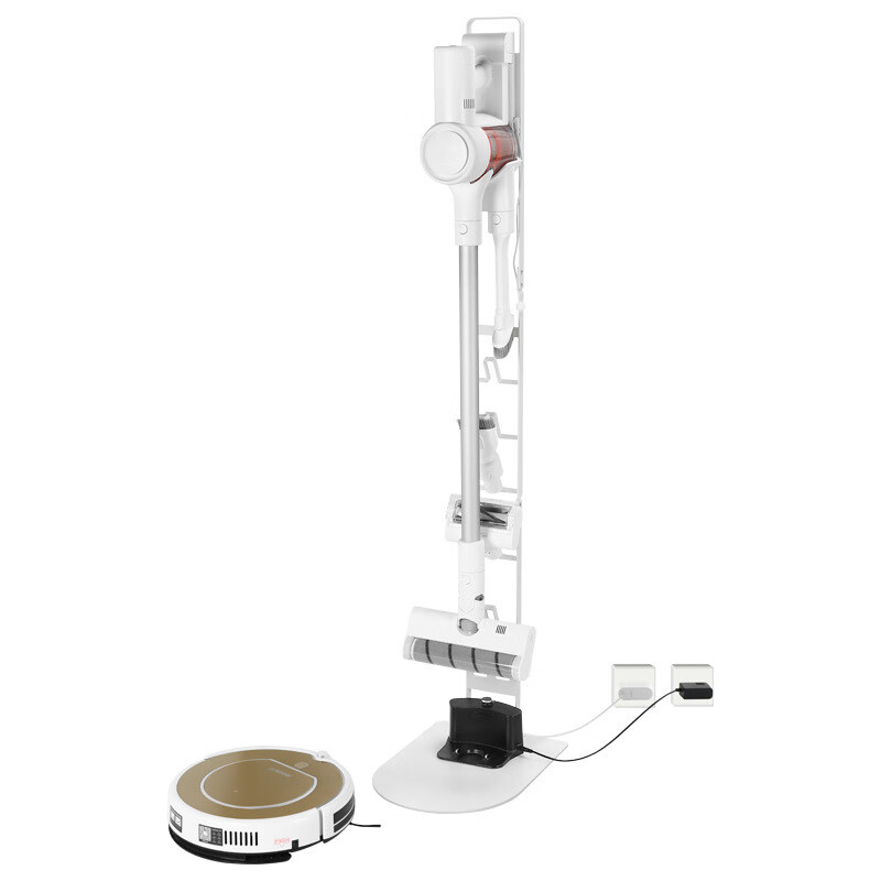 Taoyou sweeping robot storage rack suitable for vacuum cleaner storage bracket Puppy chasing vacuum cleaner bracket white general-purpose full vacuum cleaner available 4 layers