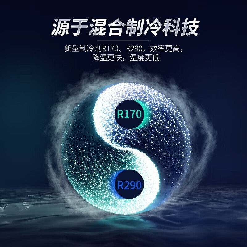 Baili (BAILI) ultra-low temperature freezer-60 commercial large-capacity seafood cell-level freezer minus 80 degrees laboratory large freezer salmon deep-freezing quick-freezing refrigerator 198L丨-86 quick-frozen