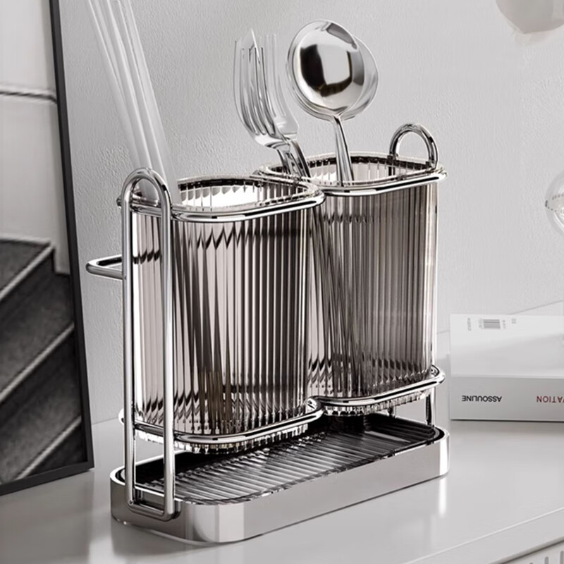 Home Story Japanese chopstick storage box wall-mounted drain household chopstick storage rack chopstick cage kitchen chopstick basket mildew-proof chopstick barrel