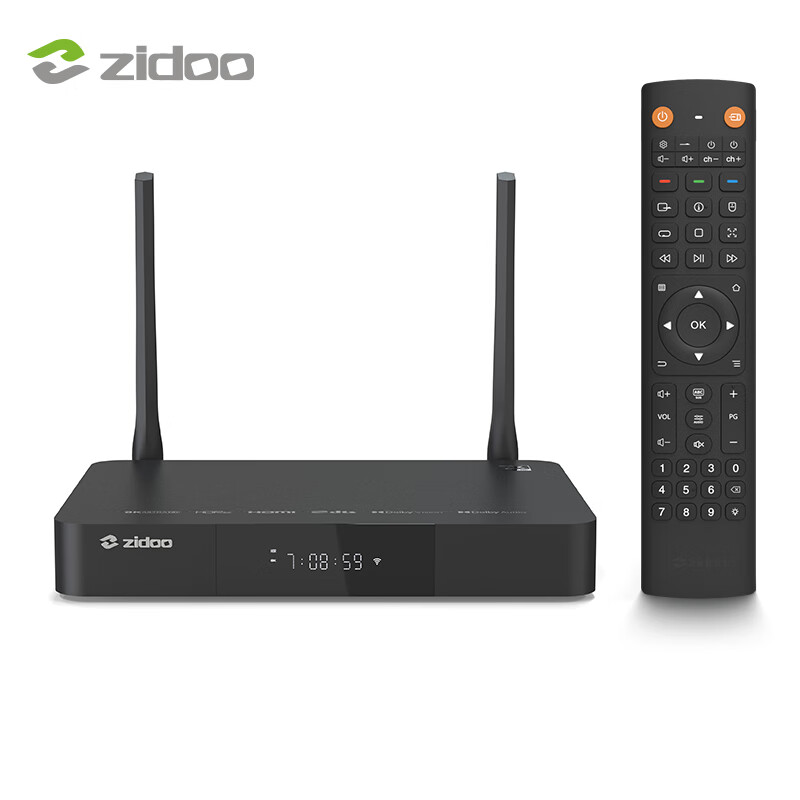 ZIDOO Z9X8K / Z9XPRO 4KHDR UHD Dolby Vision Blu-ray HD hard drive player home network video player Z9X 8K-V11 infrared remote control factory direct
