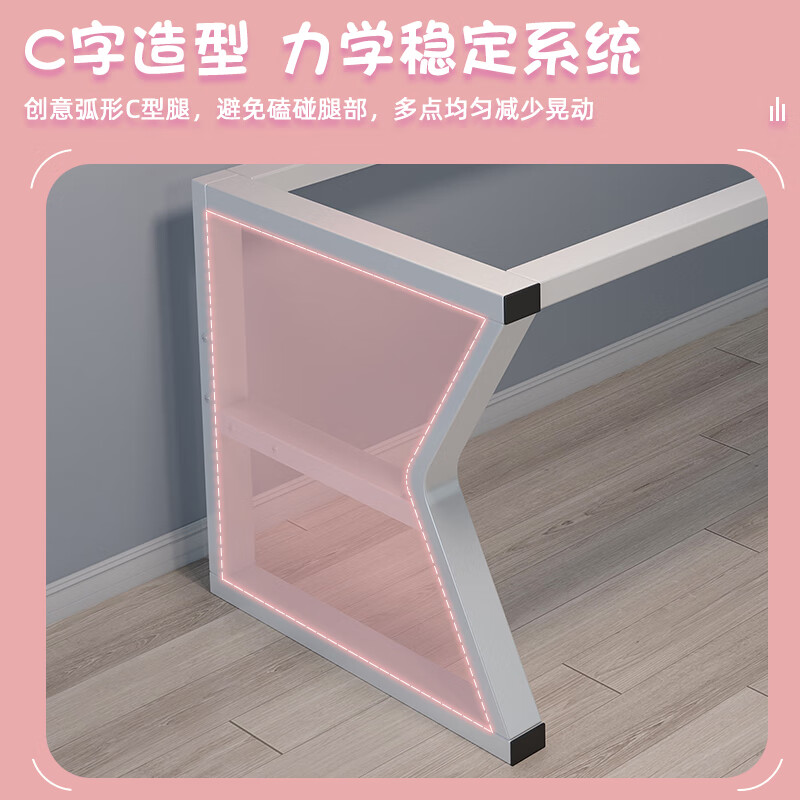 Shanshan wood art computer table desktop home e-sports table bedroom simple table student desk office study table