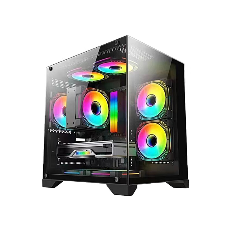 Intel i5/i7/i9 level independent display GTX1660TI live game e-sports chicken editing design rendering assembly computer host DIY complete set configuration one i5 4590 GTX750TI 2G