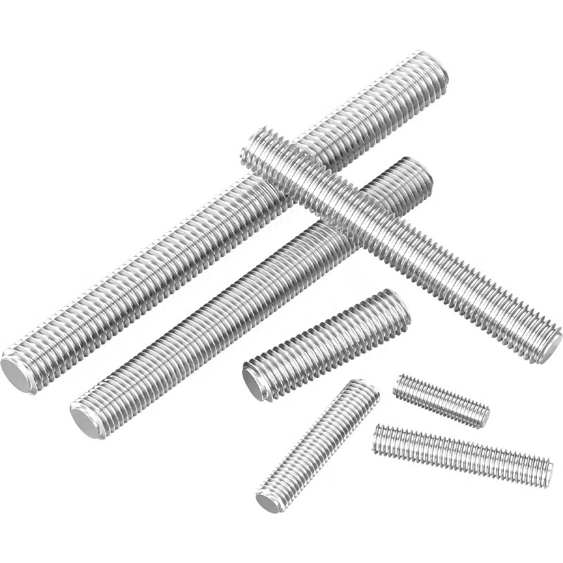 Fengji fully threaded dental rod 304 stainless steel screw rod screw headless bolt stud M3M4M5M6M8M10-M16 M16*1 meter-1 piece