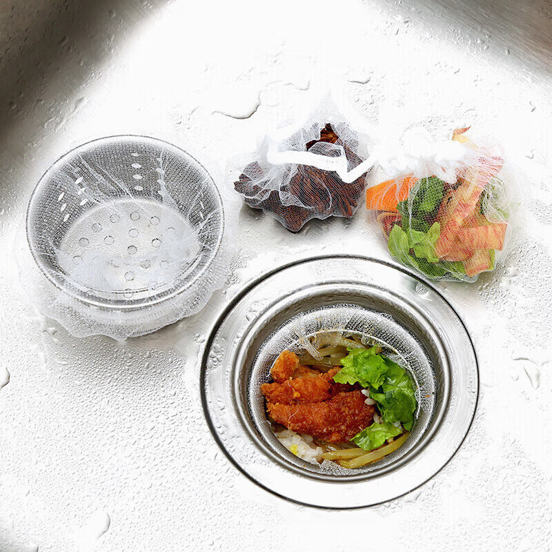Mozhou Disposable Sink Filter Kitchen Drain Sink Filter Wash Basin Pool Net Pocket Floor Drain Screen Cage 10 Trial Pack Disposable Filter