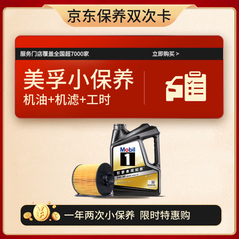 Mobil Black Gold Mobil Small Maintenance Package 5W-30SP 4L engine oil + filter + working hours valid for 1 year