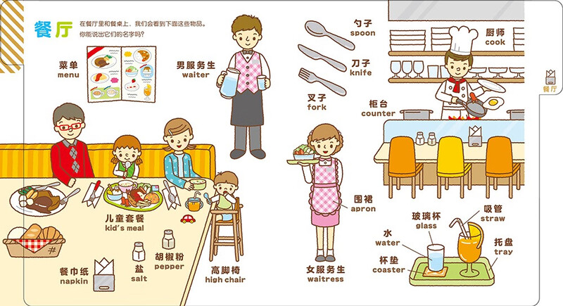 Click-to-read version of 0-4-year-old children's cognitive encyclopedia 2 Chinese and English bilingual click-to-read books for infants and babies, early education and enlightenment, unbreakable board books (supports Little Monkey Pipi Reading Pen)