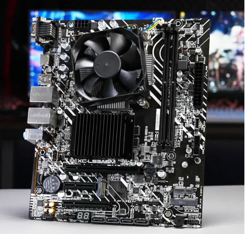 ASUS XC-LS3A6M motherboard ASUS Loongson motherboard ASUS 3A6000 motherboard Dragon board U+8G+256G+ chassis power supply complete set