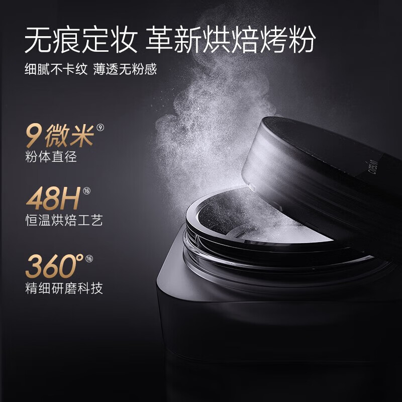 Carslan Black Magnetic Loose Powder Setting Powder Oil-Controlling Long-lasting Waterproof and Sweat-proof Not Easy to Pull Out and Not Easy to Take Off Makeup New Year's Gift for Girls HOT 1.0 Versatile - Transparent Color (Dry/Mixed Skin)