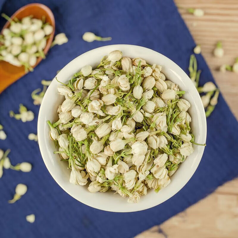 SendYi Jasmine Bud Tea Natural New Tea Jasmine Tea Strong Fragrance Type Herbal Tea for Pregnant Women Sold Separately Jasmine Flowers 2 Jin, 1 Kilogram