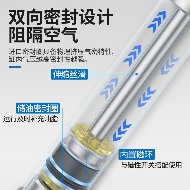 Hand-picked stainless steel mini cylinder MA16/20/25/32/40*125*175*100*250S magnetic small telescopic MA16*10SCA magnetic