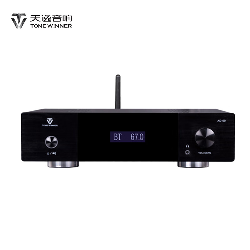 Tianyi (Winner) AD-60 Class A and B small HiFi amplifier multifunctional 5.0 Bluetooth amplifier home wireless digital player fever-grade HiFi amplifier AD-60 black (direct from JD Logistics)