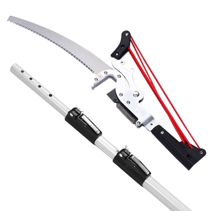 Prunde retractable high-branch shears, high-branch saws, high-altitude pruning scissors, pruning branch scissors, 4.5-meter telescopic pole, aluminum alloy 4.5-meter 3-section retractable high-altitude shears