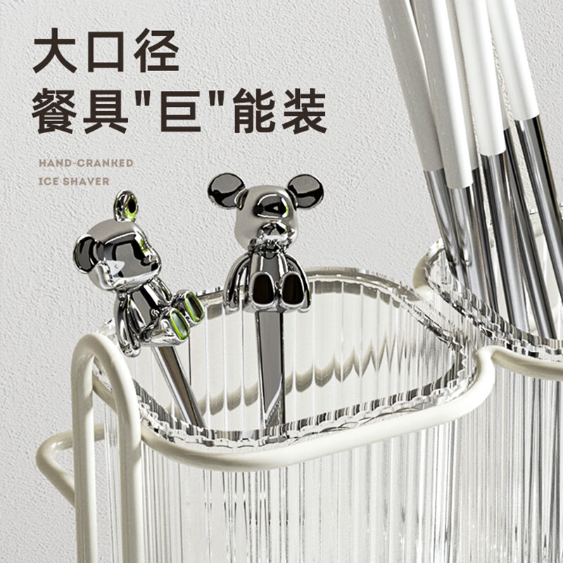 Home Story Japanese chopstick storage box wall-mounted drain household chopstick storage rack chopstick cage kitchen chopstick basket mildew-proof chopstick barrel