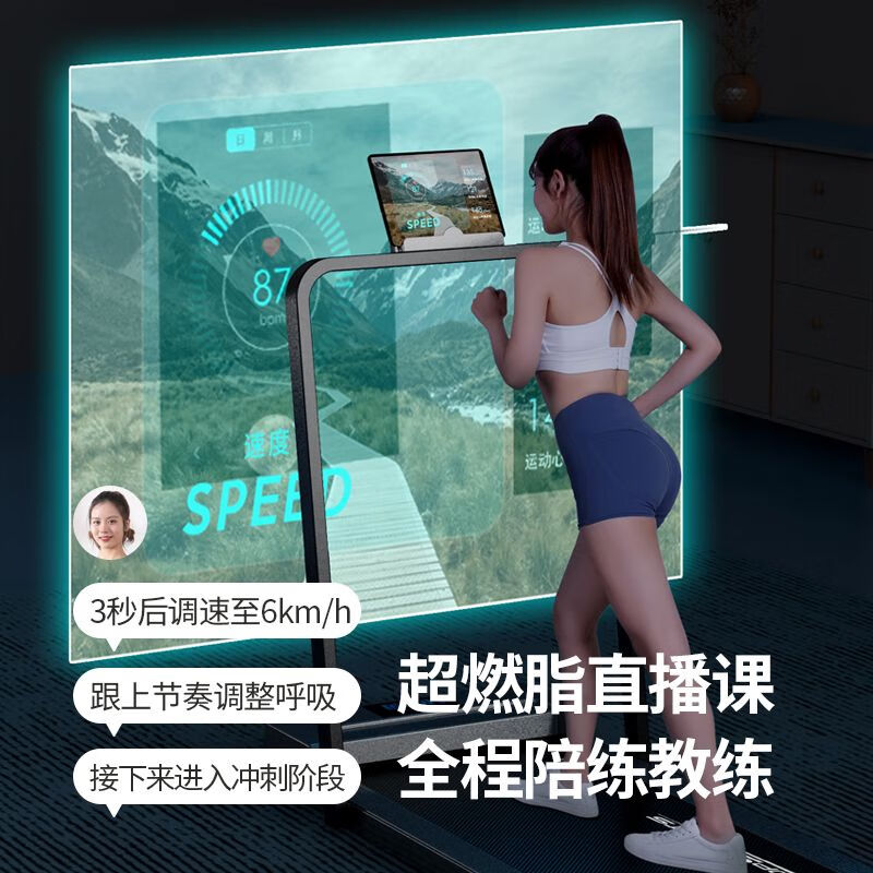 Treadmill Home Small Folding Men's and Women's Sports Electric Flat Walking Machine Gym Mini Model/Small Size/Self-Pickup