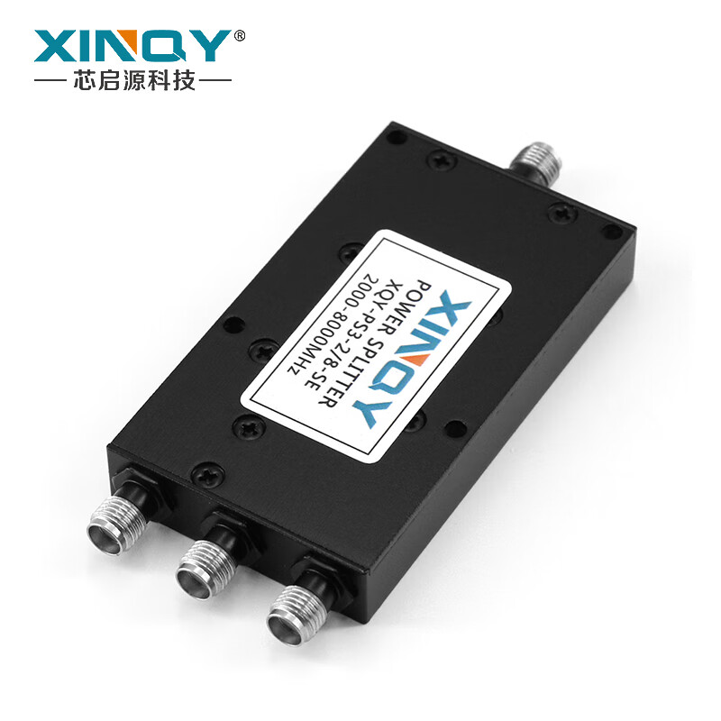 XINQY Xinqiyuan SMA RF microstrip power splitter 2-8G one-to-three-way 2000-8000M signal splitter 0.5-8G PS3-2/8-SE