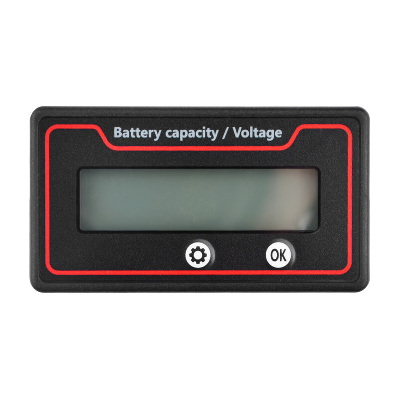 DC9-120V battery power display meter lead-acid lithium battery iron lithium universal custom power display green display
