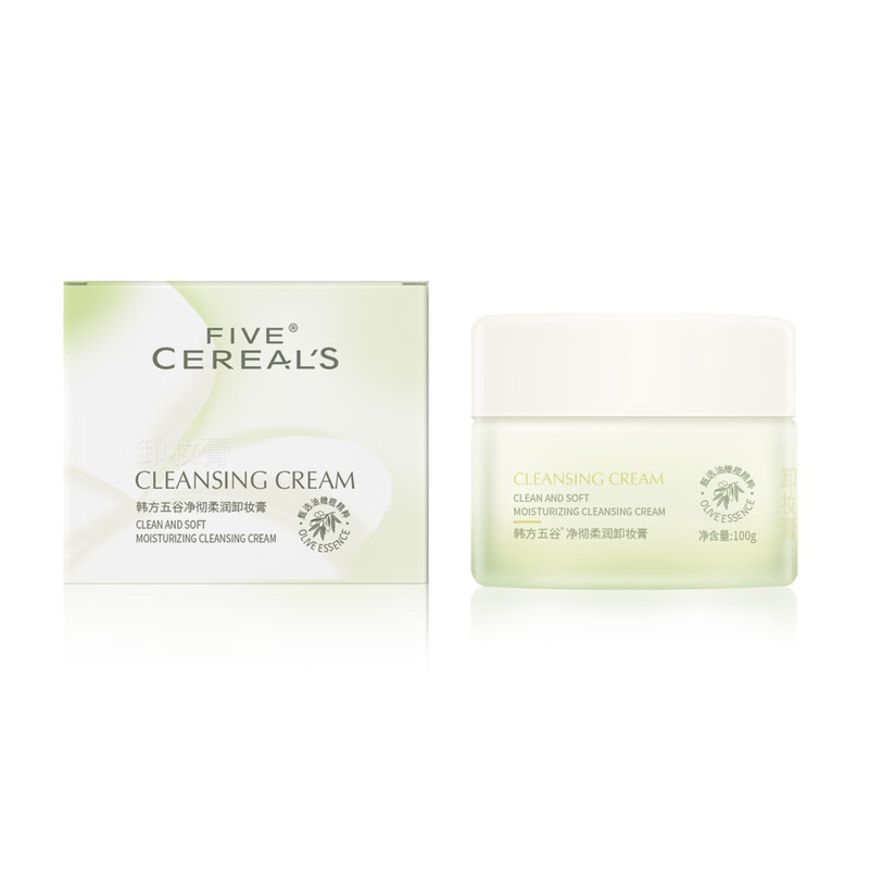 Korean Herbal Grain Makeup Remover Oil and Water Deep Cleansing Fine Pores Sensitive Skin Suitable for Eyes, Lips and Face Gentle Makeup Remover 100g