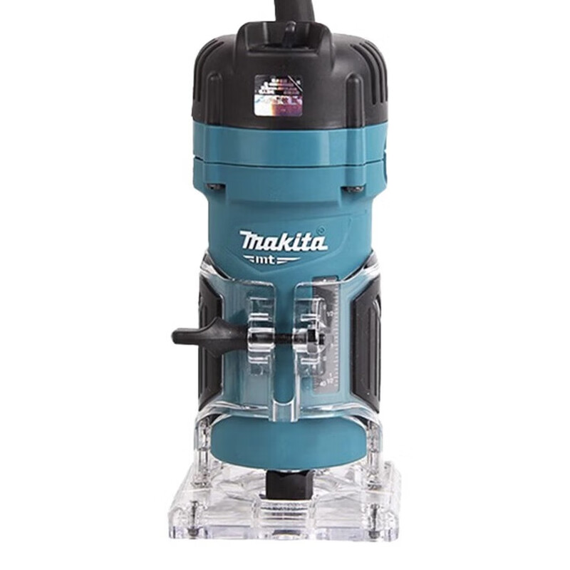 Makita trimming machine M3700B woodworking slotting machine aluminum plastic plate opening 530W small gong machine carving opening bakelite milling M3700B factory standard