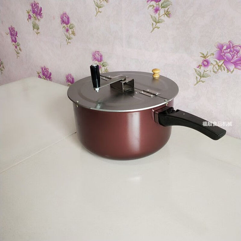 Commercial popcorn machine ball-shaped butterfly gas household popcorn machine cinema popcorn pot American single pot