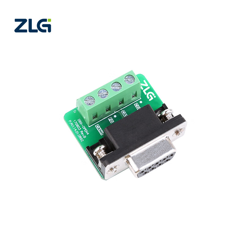 ZLG Zhiyuan Electronics adapts CANFD interface card DB9-OPEN4 adapter board