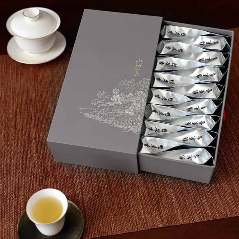 Jingyao (tea as a gift) Dancong duck excrement scented souvenir tea gift box with independent small bubbles Chaozhou duck excrement scented small bubbles gift box with souvenirs