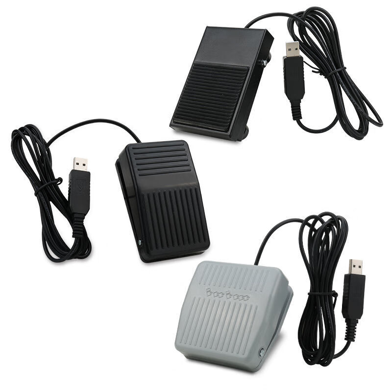USB foot switch, medical foot pedal, ultrasonic foot pedal, B-ultrasound, gastroscopy, endoscopic colonoscopy, color ultrasound capture switch, custom TFS-01 (plastic case) 2 meters cable