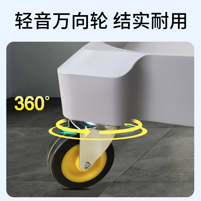 Baiyun Chaobao D-11-1C hand push cleaning cart hotel commercial room service cart linen cart shopping mall property cleaning sweeping cart removable multi-functional tool utility cart with cover double barrel water squeezer gray cleaning cart D-11-1C