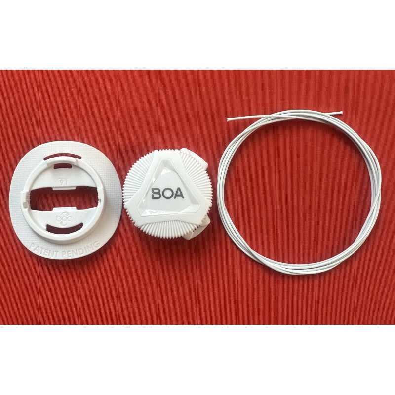 BOA Knob Steel Wire Quick Wear Lace Repair Modification Accessories Repair Parts Actual Photos A Set of Bright Black on the Sides of the Shoes