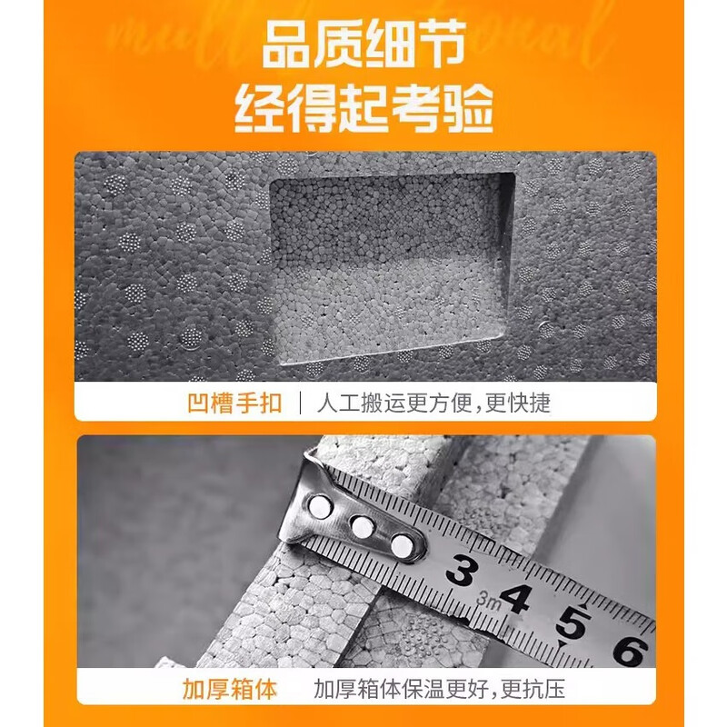 Lan Qiduo EPP foam box food delivery insulated box catering school cafeteria food heat preservation food refrigerated transportation commercial stall 31 liter bare box