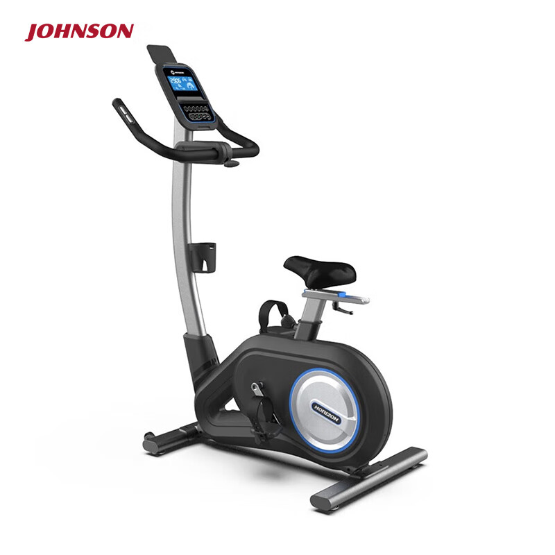JOHNSON Vertical Exercise Bike PAROS 3.0 Electromagnetic Controlled Resistance Silent Indoor Sports Indoor Rehabilitation Training Equipment Black