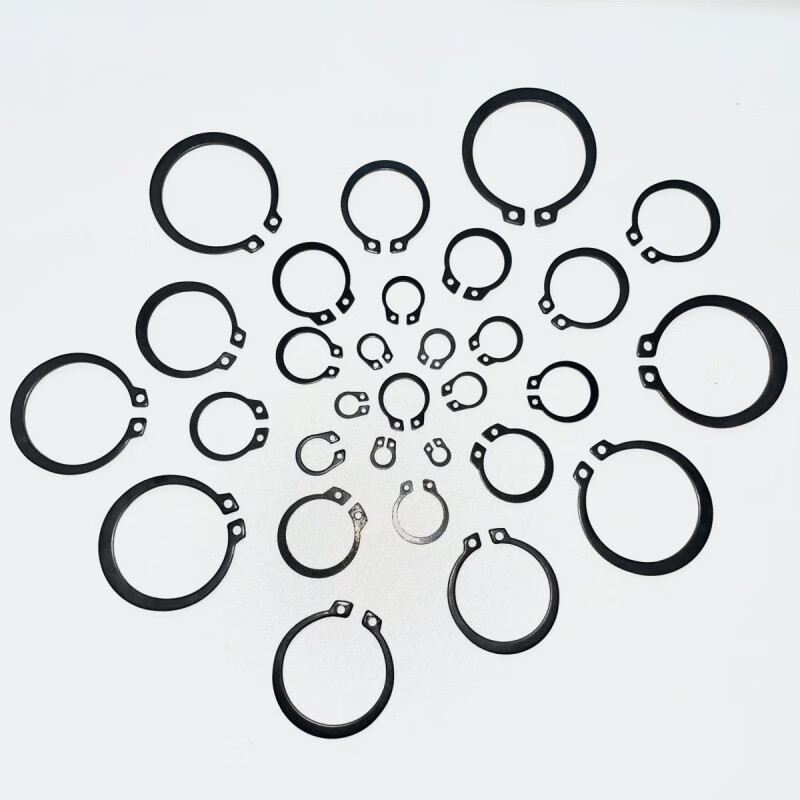 An Junsheng shaft card A-type shaft with snap ring bearing external clamp spring retaining ring buckle C-type snap ring 65MN manganese GB894 shaft m5 10 pieces