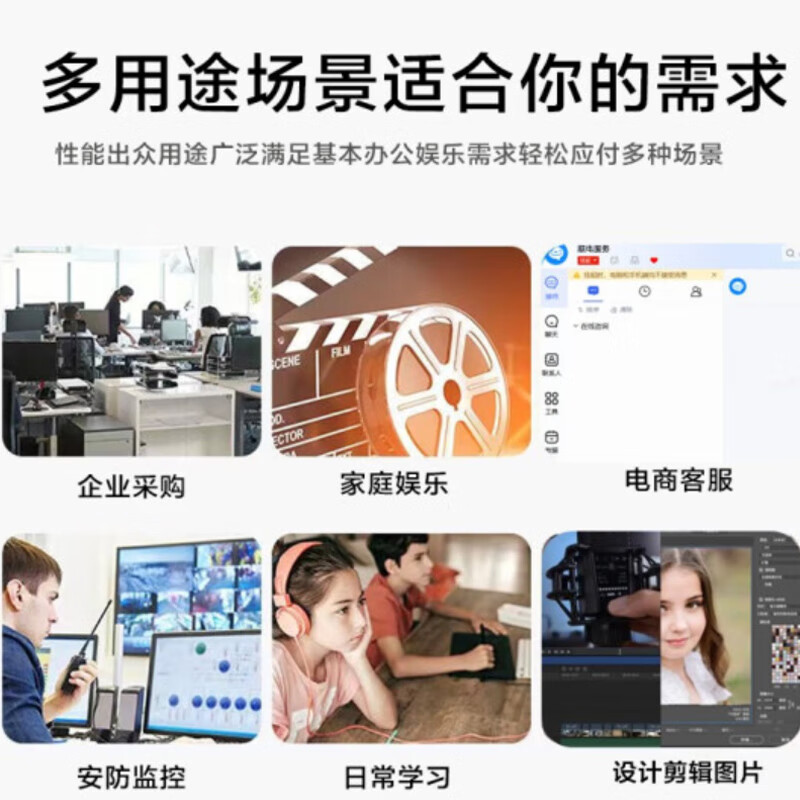 Dell Lenovo desktop computer i3/i5/i7 independent display business office design PS CAD video editing assembly home second-hand desktop complete set Configuration 2 Core I3 third generation 8G 628G dual hard drive host + 19-inch monitor (comes with mouse + mouse pad) 90% new