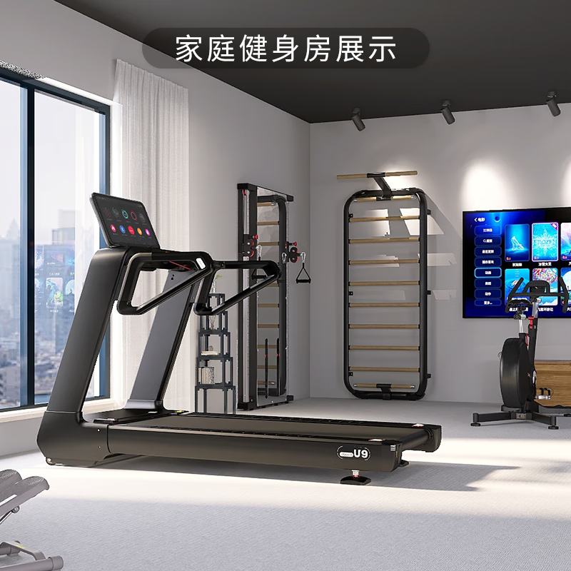 Zhengxing (ZXCH) treadmill for home use high-end electric intelligent shock-absorbing indoor multi-functional sports fitness equipment U9/U9PRO U9RPO (black)