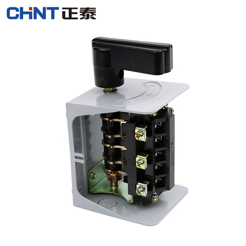 Chint (CHNT) reverse switch HY2 three-phase 380v motor forward and reverse switch HY2-8 rated current about 7A heating current about 15A