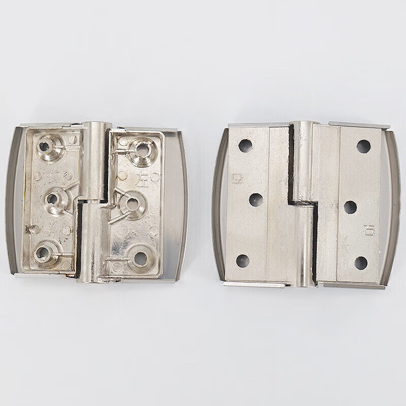 Hesdig JG-1914 stainless steel partition hinge public toilet self-closing door removable hinge 2 pieces/piece right stainless steel cover + alloy (jingcang flash delivery)