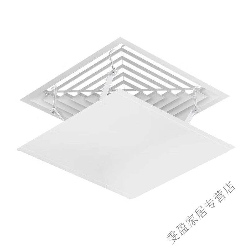 Qinkai central air conditioning square air outlet windshield ceiling windshield ceiling machine anti-direct blowing wind guide fabric thickened plastic steel type ceiling 30*20