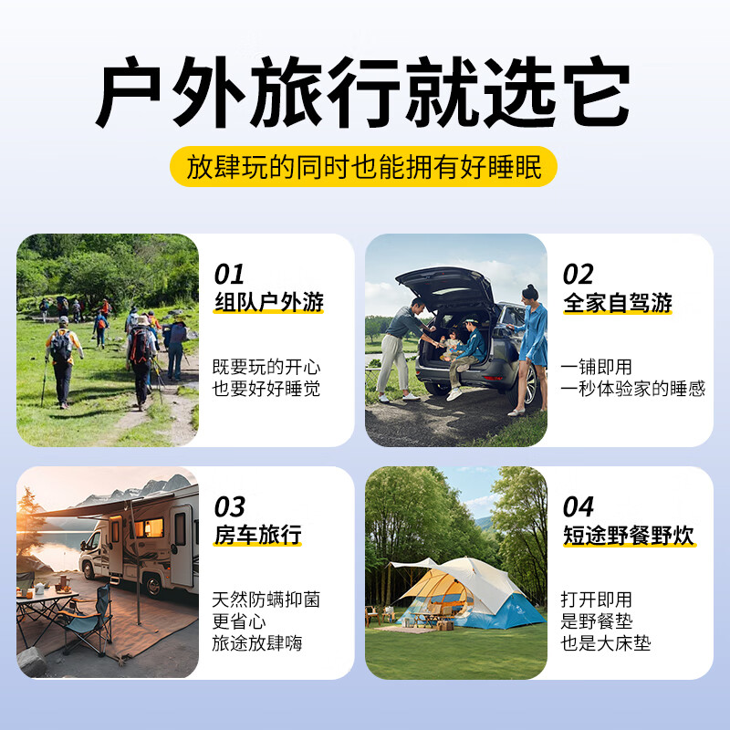 Hengqi Mengwenjie 2024 M7 special 5-seater car mattress trunk self-driving travel camping sleeping mat nap mat