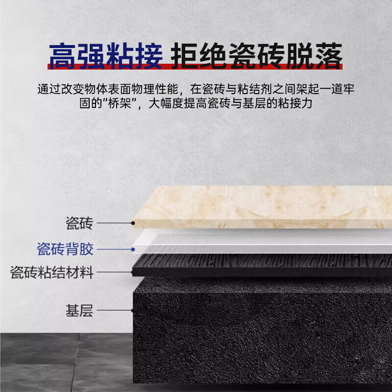 VIKAGU tile back glue tile strong back glue weather-resistant and moisture-proof tile companion wall tile adhesive VG9504 1kg