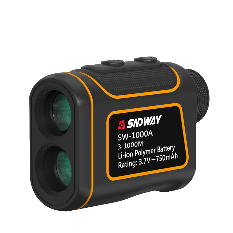 SNDWAY Laser Telescope Rangefinder Outdoor Angle Measurement Height Measurement Speed Measurement Golf Distance Measurement Home Electronic Ruler SW-1000A (1000 meters, lithium battery direct charge)
