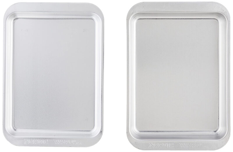 Nordic Ware aluminum baking tray 3-piece set for mini oven, serves 1-2 people