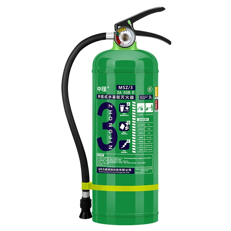Water-based fire extinguisher shop household vehicle-mounted 3L6L3 liter antifreeze foam cart 4kg 3L national standard water-based (oil and electric fire extinguishing)