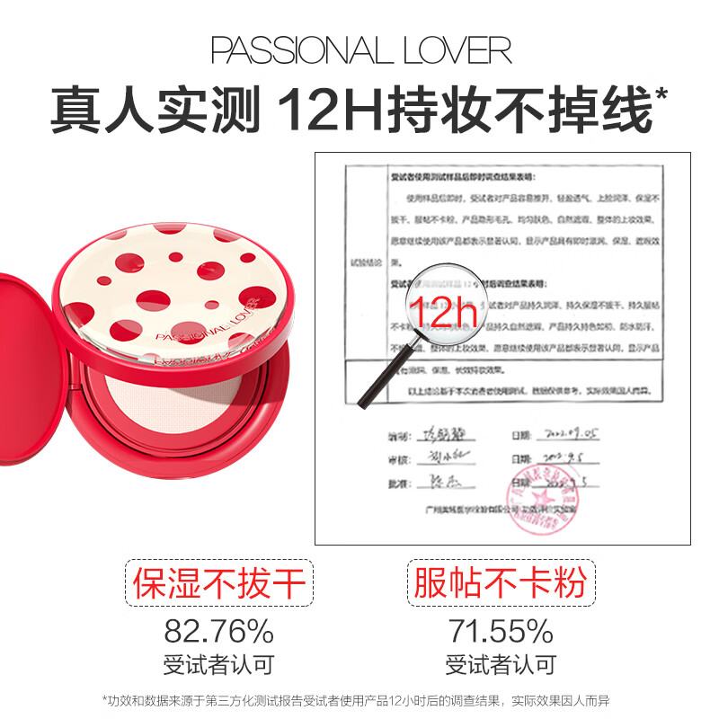 Passional Lover PL polka dot limited invisible air cushion mini4.5g-02 natural color on clearance
