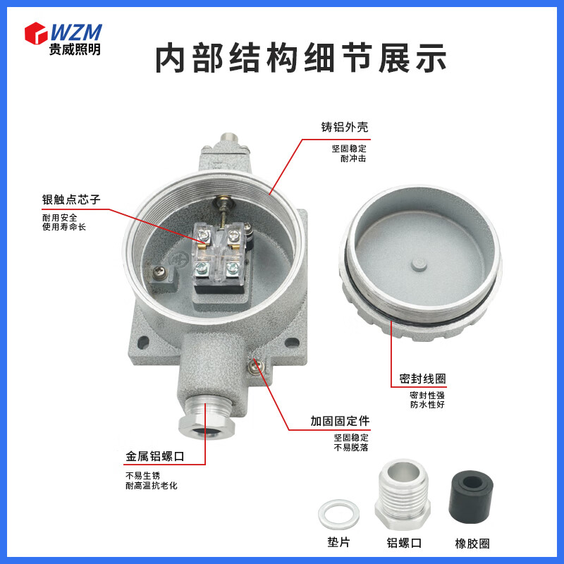 Explosion-proof travel switch limit switch foot switch LX5-series Class IIB Class IIC single rocker double rocker adjustable BCX-A single rocker arm (IIB)